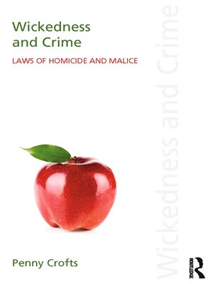 cover image of Wickedness and Crime